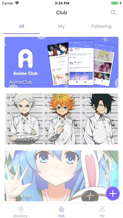 Anime Club - manga news home スクリーンショット