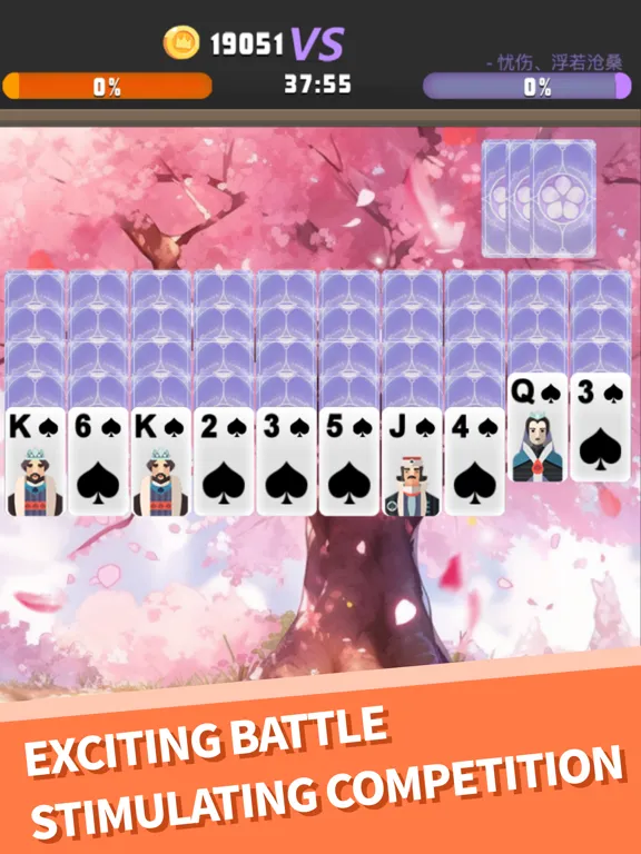 Ảnh chụp màn hình của Anime Solitaire iPad 