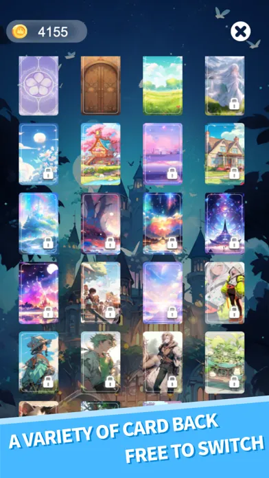 Ảnh chụp màn hình của Anime Solitaire