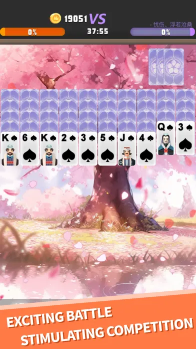 Ảnh chụp màn hình của Anime Solitaire