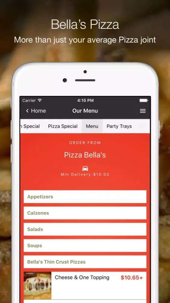 Bella's Pizza Ekran Görüntüleri