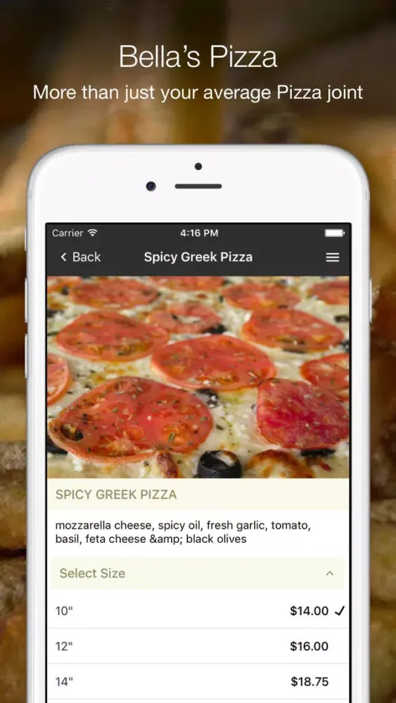 Bella's Pizza Ekran Görüntüleri