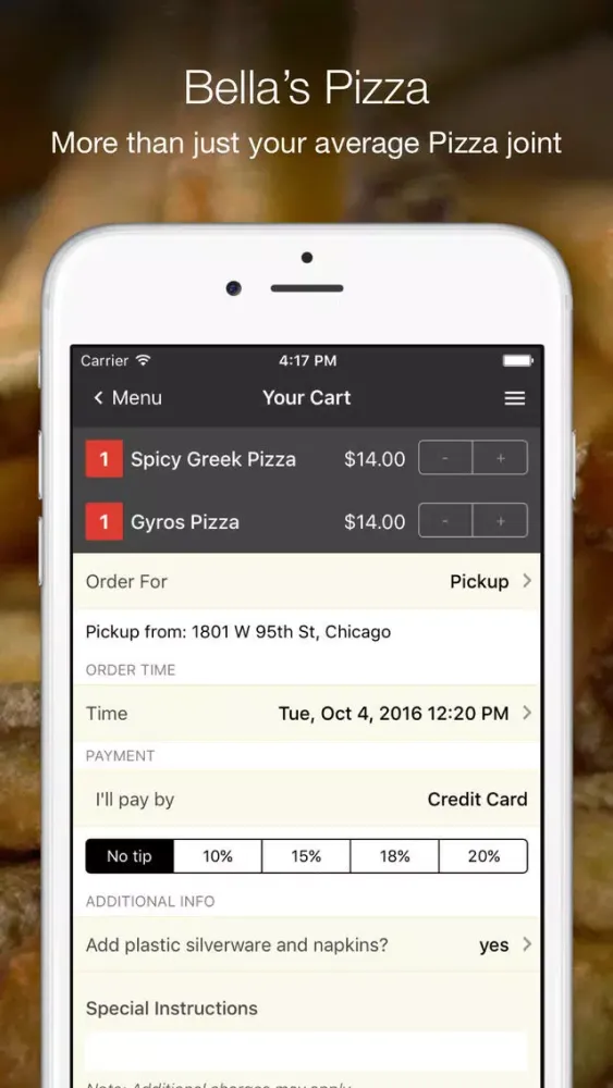 Bella's Pizza Ekran Görüntüleri
