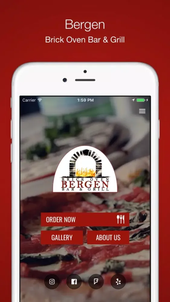 Screenshot di Bergen Brick Oven Bar & Grill