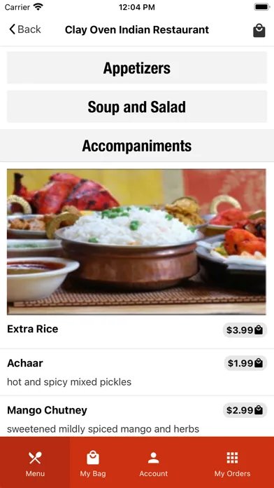 Ảnh chụp màn hình của Clay Oven Indian Restaurant