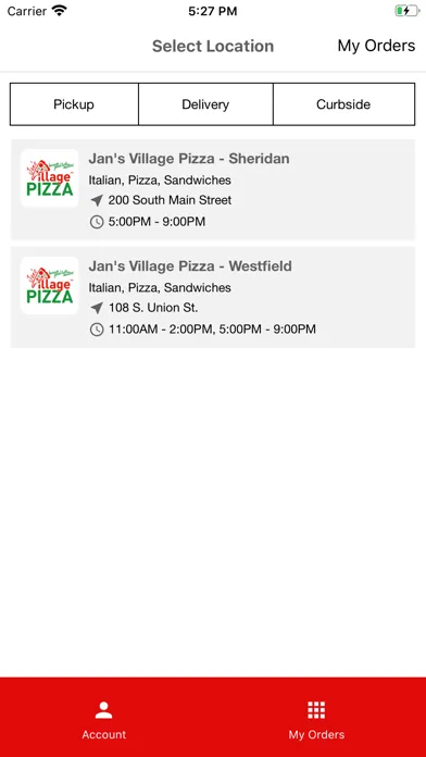 Jan's Village Pizza Ekran Görüntüleri