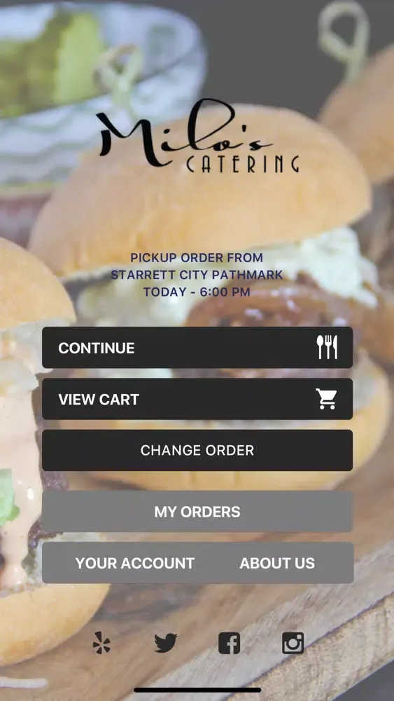 Milo's Catering應用截圖