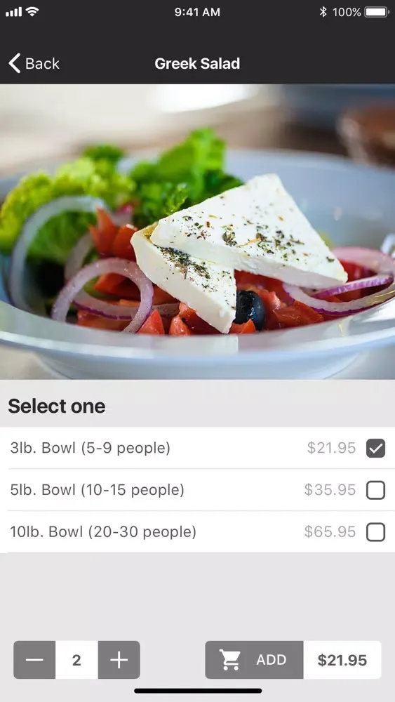 Milo's Catering應用截圖