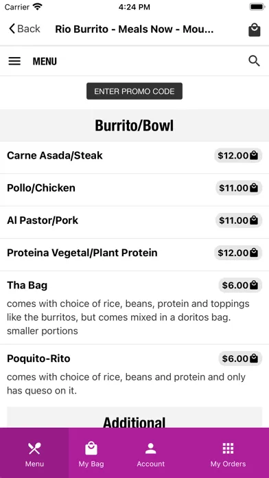 ภาพหน้าจอของ Rio Burrito