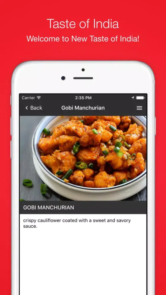 New Taste of India سکرین شاٹس