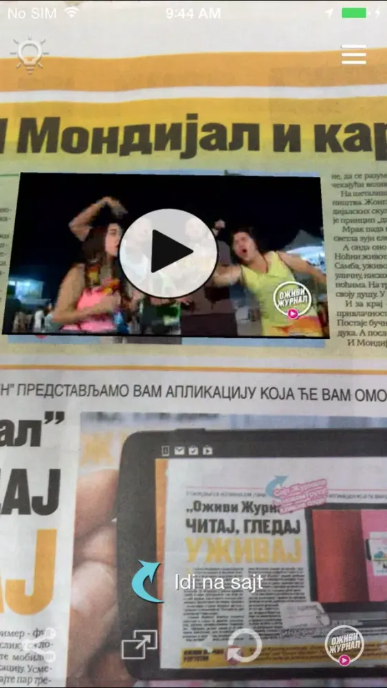 Oživi Žurnal Screenshots