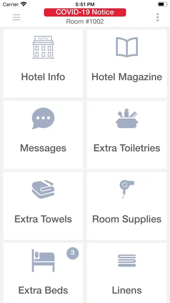 Capturas de tela do Zurra: Hotel Guest Services