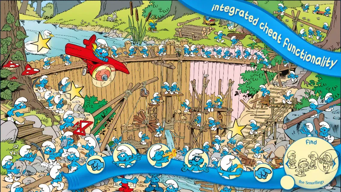 Capturas de tela do The Smurfs Hide & Seek with Brainy