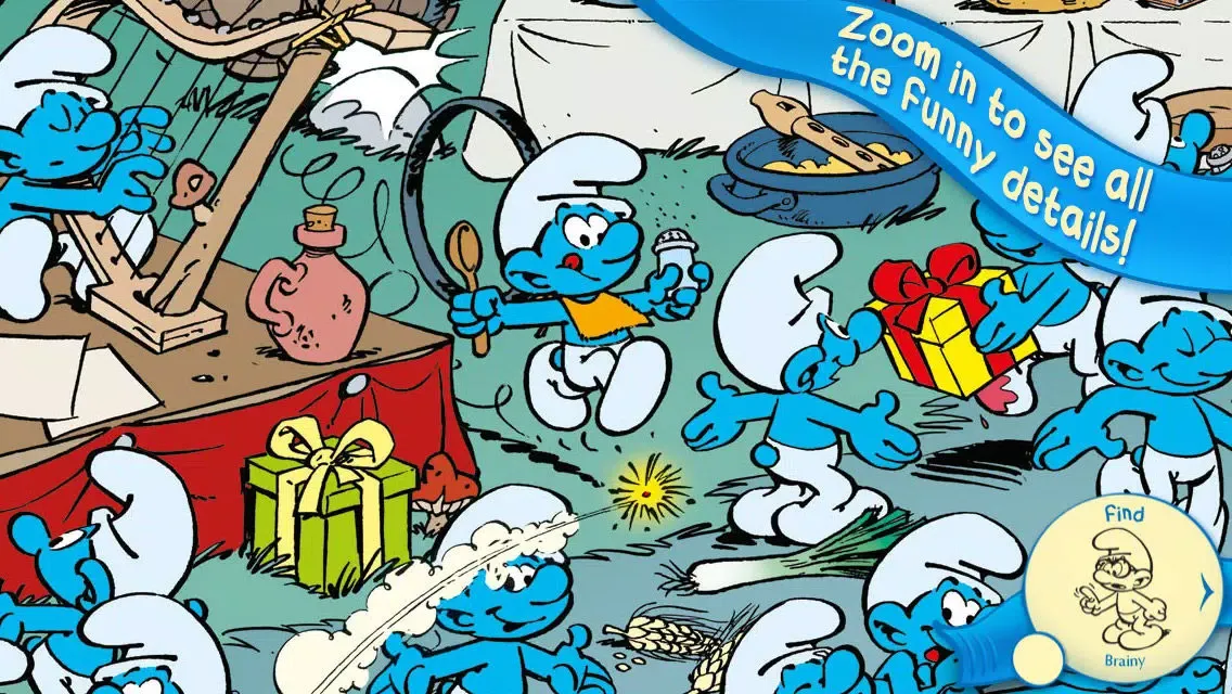 Capturas de tela do The Smurfs Hide & Seek with Brainy