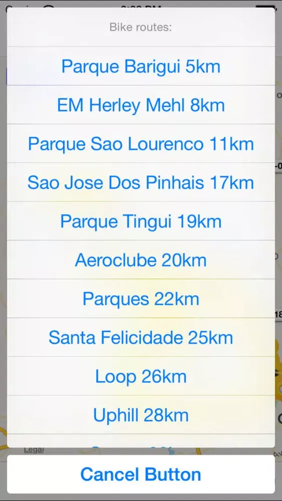 Скриншоты Curitiba Cycling Map