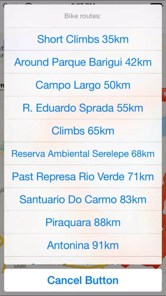 Скриншоты Curitiba Cycling Map