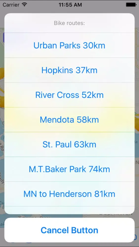 Minneapolis Cycling Map应用截图
