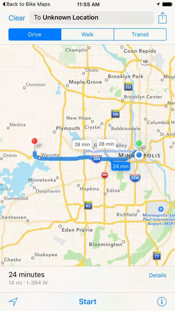 Minneapolis Cycling Map应用截图