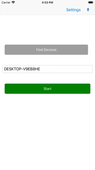 Tangkapan skrin VoiceboxMD vMic