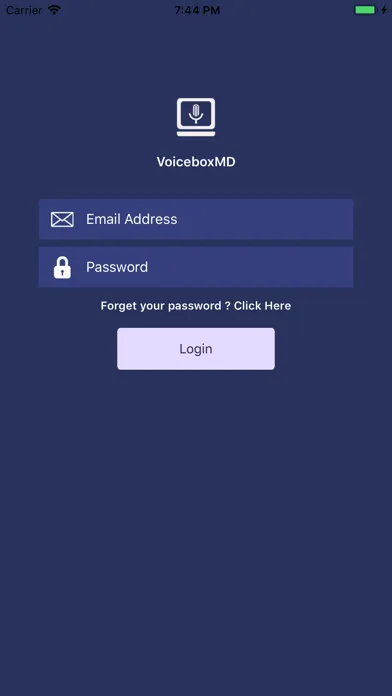 VoiceboxMD Ekran Görüntüleri