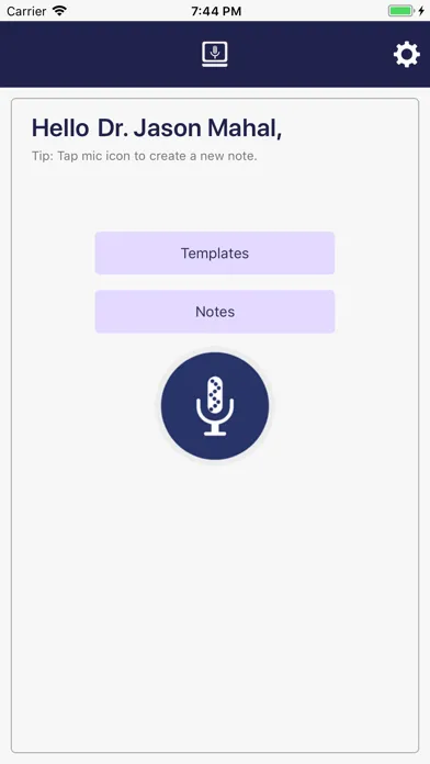 VoiceboxMD Ekran Görüntüleri