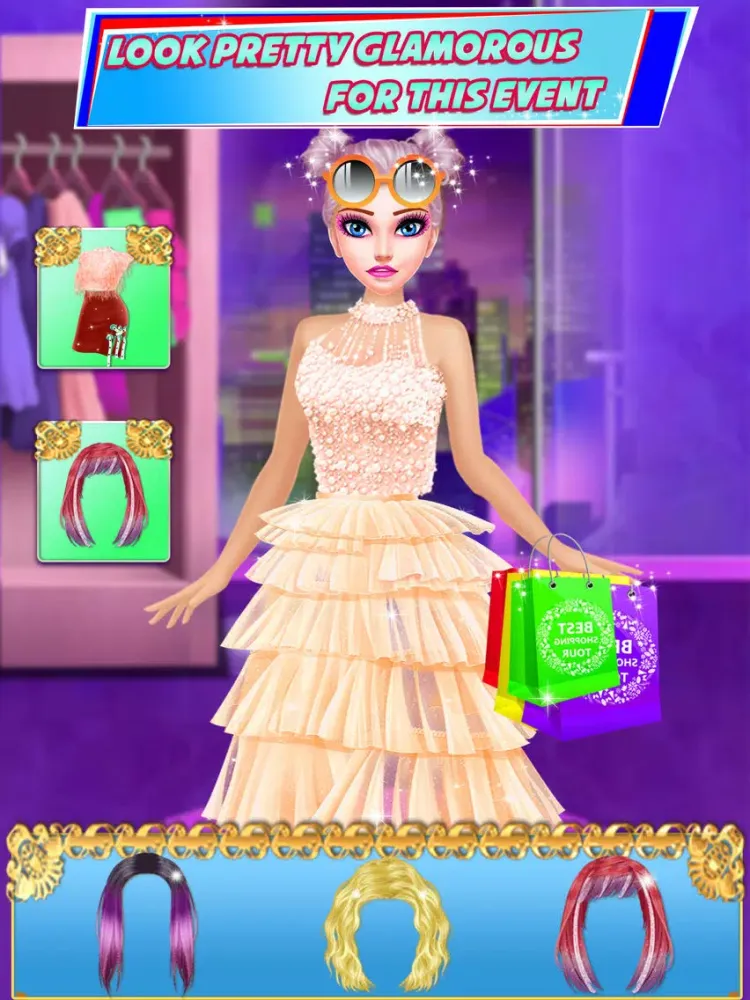 Superstar Selfie Queen Girl 2D iPad 应用截图