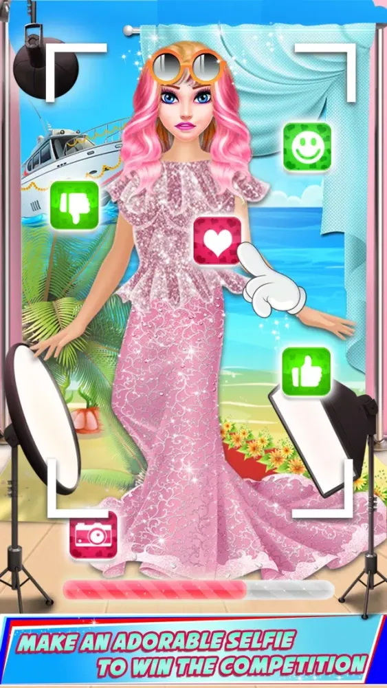 Superstar Selfie Queen Girl 2D应用截图