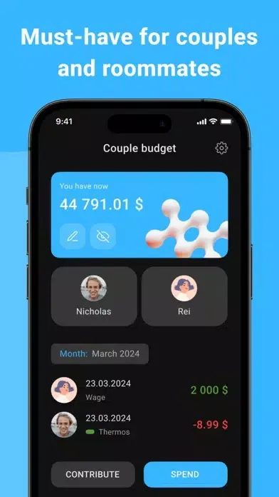 Ảnh chụp màn hình của ỌnlyḞαηs: Couple Budget