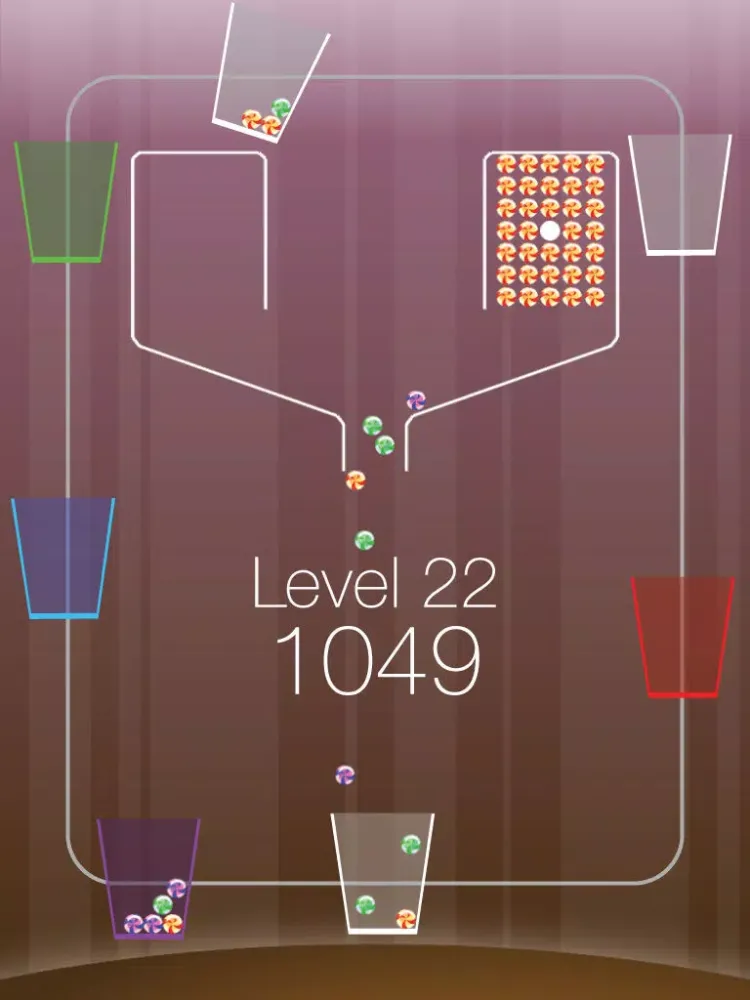 ภาพหน้าจอของ 100 Candies - Catch and Collect Sweet Drops iPad 