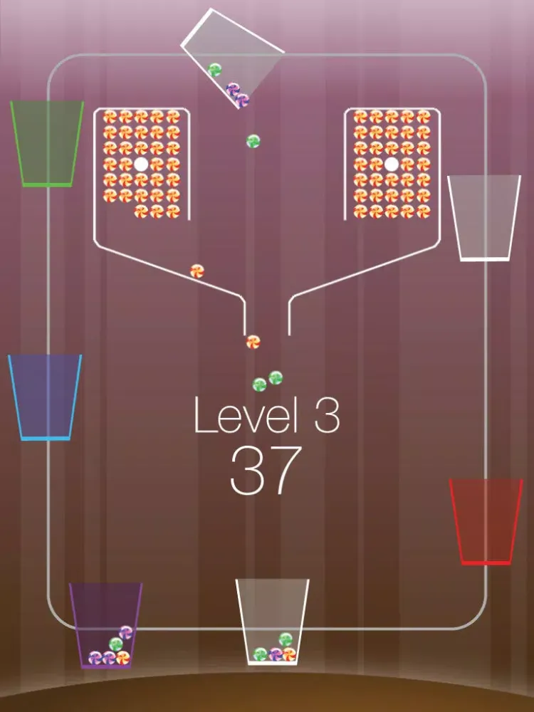 ภาพหน้าจอของ 100 Candies - Catch and Collect Sweet Drops iPad 