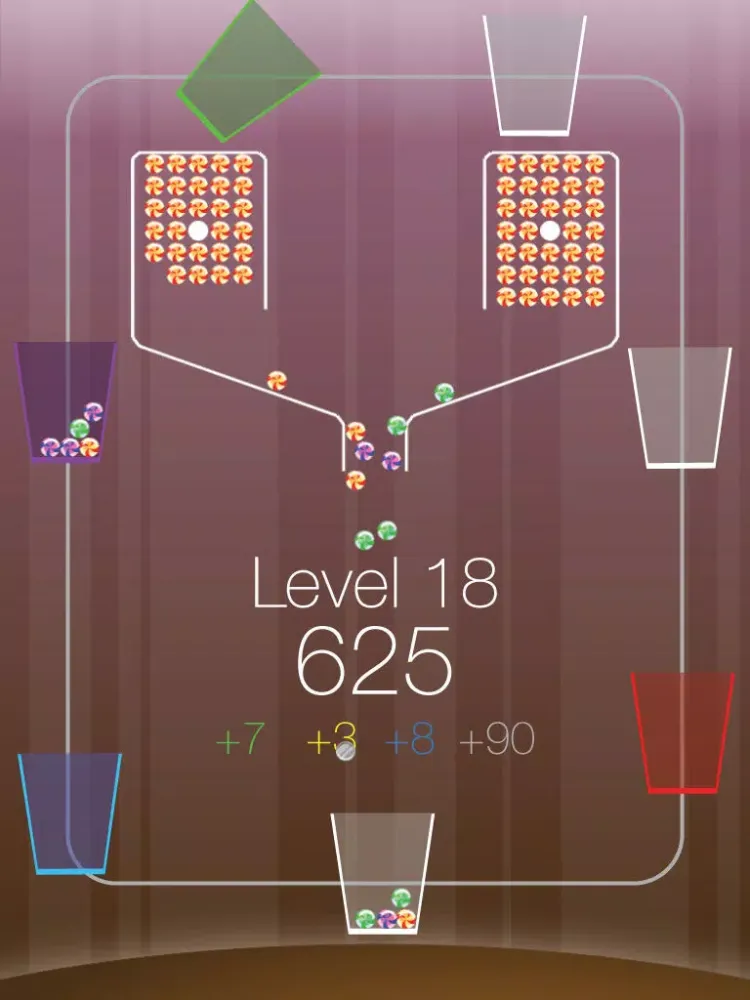 ภาพหน้าจอของ 100 Candies - Catch and Collect Sweet Drops iPad 