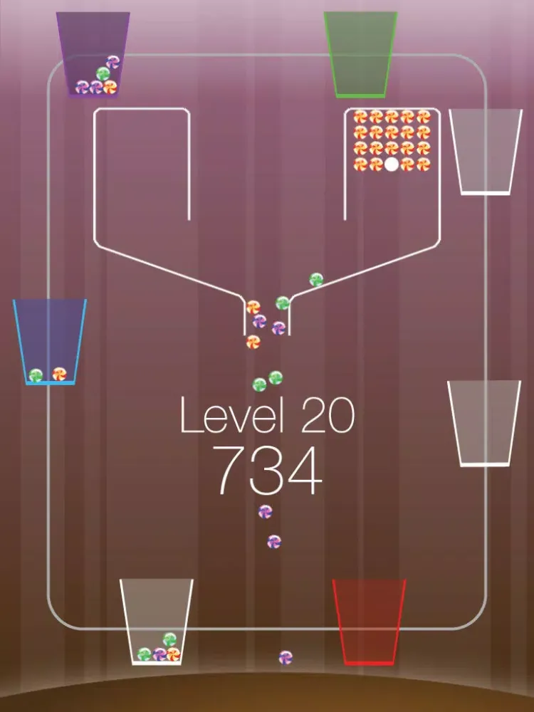 ภาพหน้าจอของ 100 Candies - Catch and Collect Sweet Drops iPad 