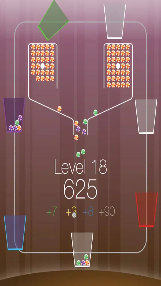 ภาพหน้าจอของ 100 Candies - Catch and Collect Sweet Drops