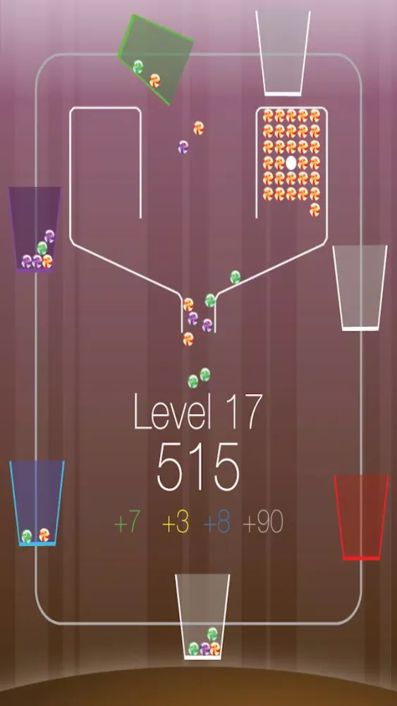 ภาพหน้าจอของ 100 Candies - Catch and Collect Sweet Drops