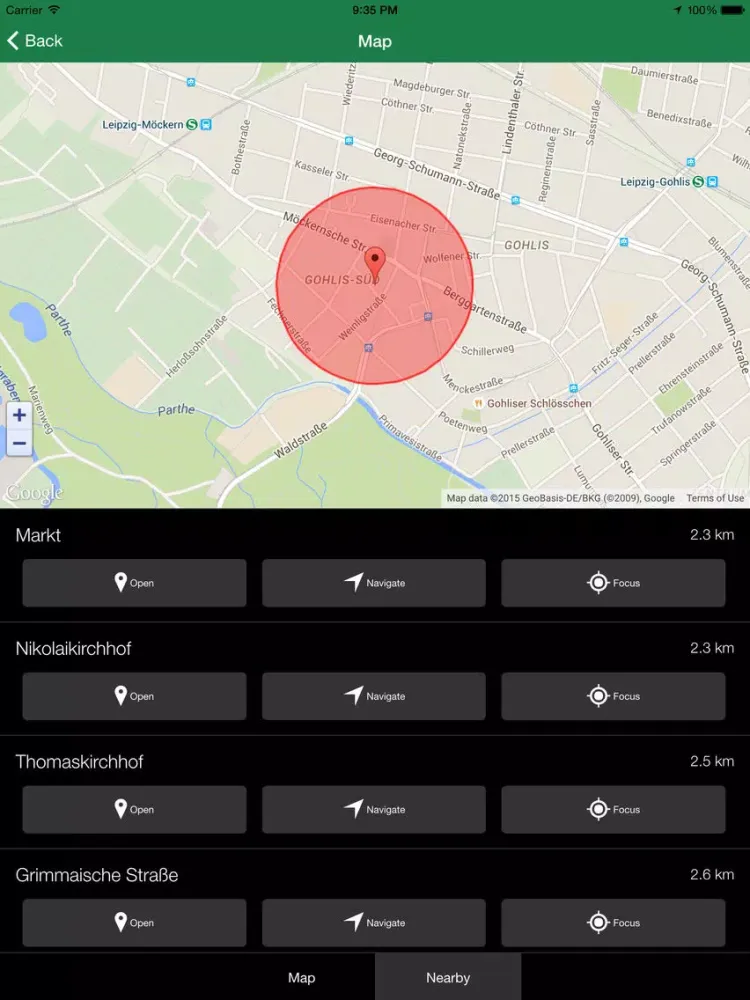 Leipzig '89 City Tour iPad  スクリーンショット
