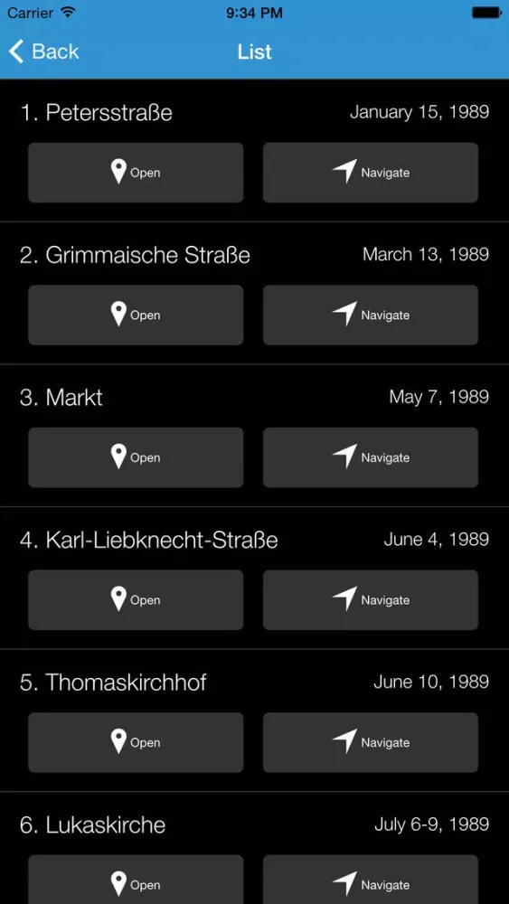 Leipzig '89 City Tour スクリーンショット