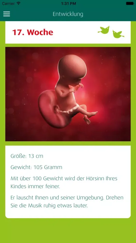 Zrzuty ekranu Unser Baby