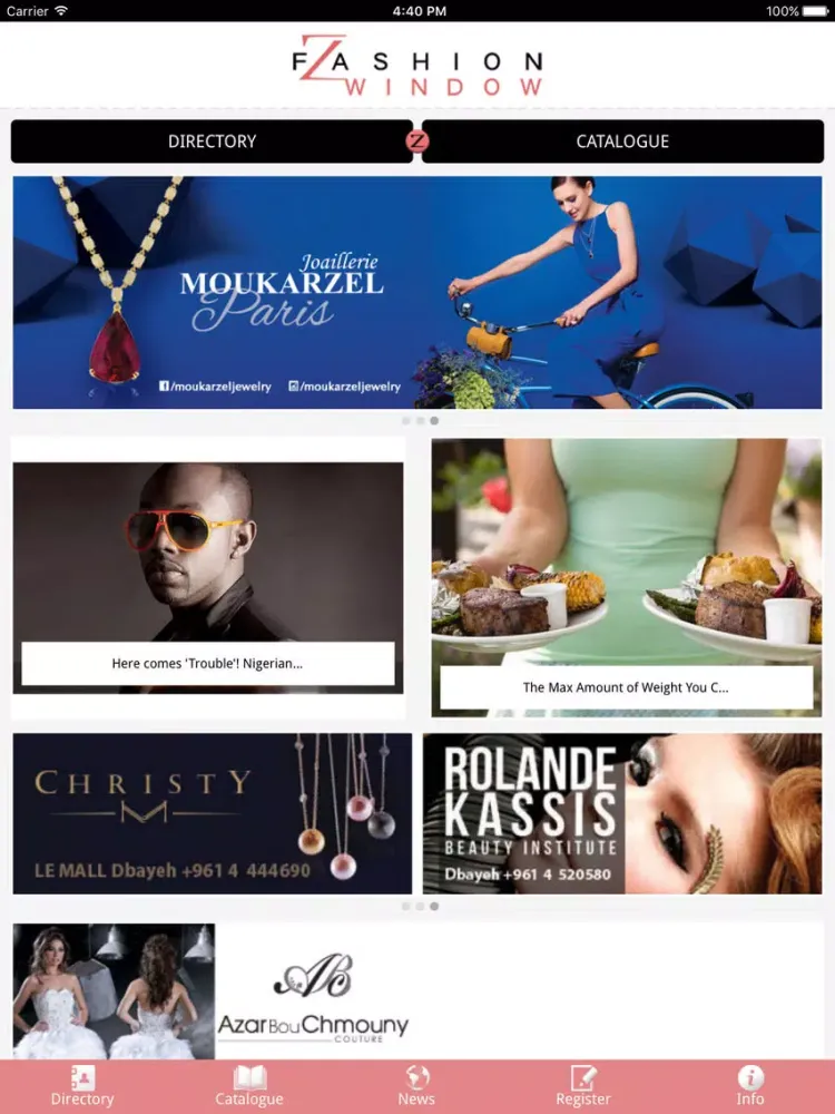 Z Fashion Window iPad  স্ক্রিনশট