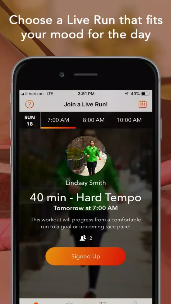 Capturas de pantalla de Charge Running: Live Coaching