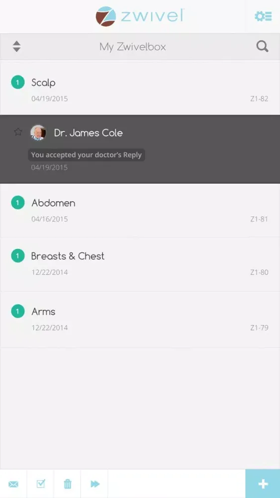 Zwivel Online Cosmetic Consultations स्क्रीनशॉट
