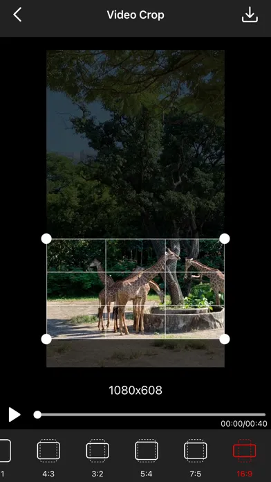 Tangkapan layar Video Crop - Resize Video