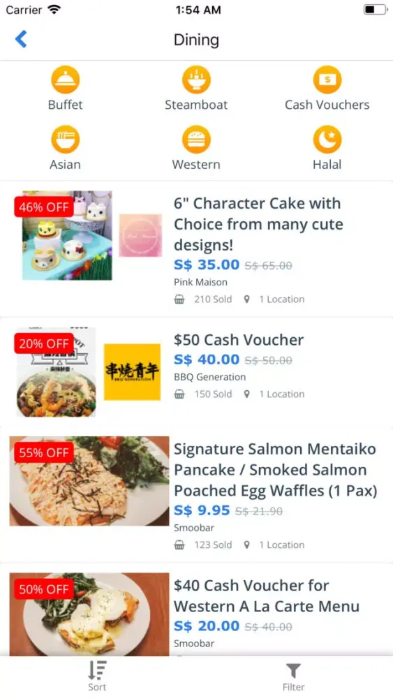 Zrzuty ekranu GoWhere Asia
