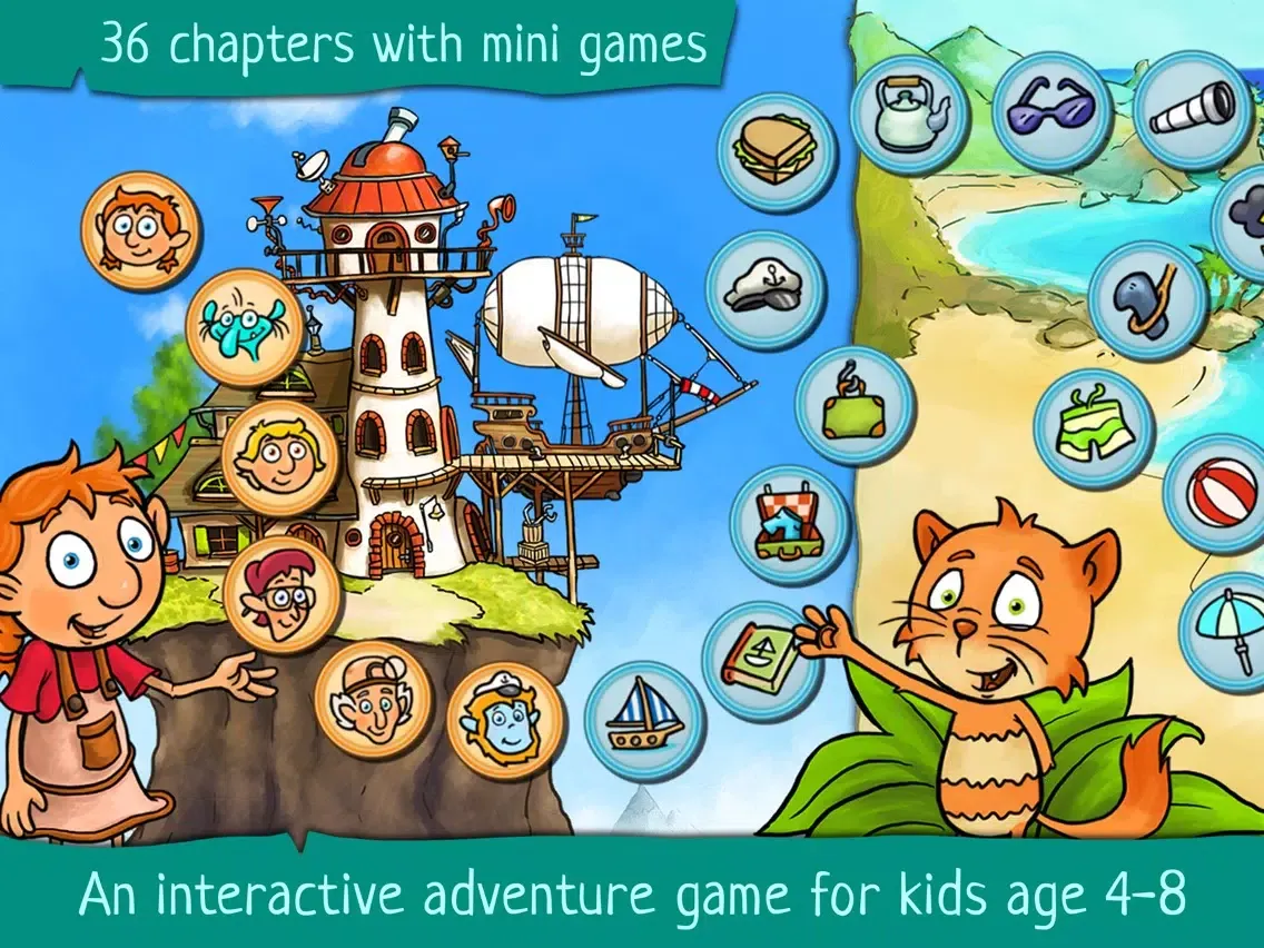 The Zwuggels - Beach Holidays and Treasure Hunt iPad  স্ক্রিনশট