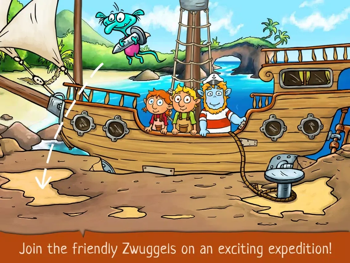 The Zwuggels - Beach Holidays and Treasure Hunt iPad  স্ক্রিনশট