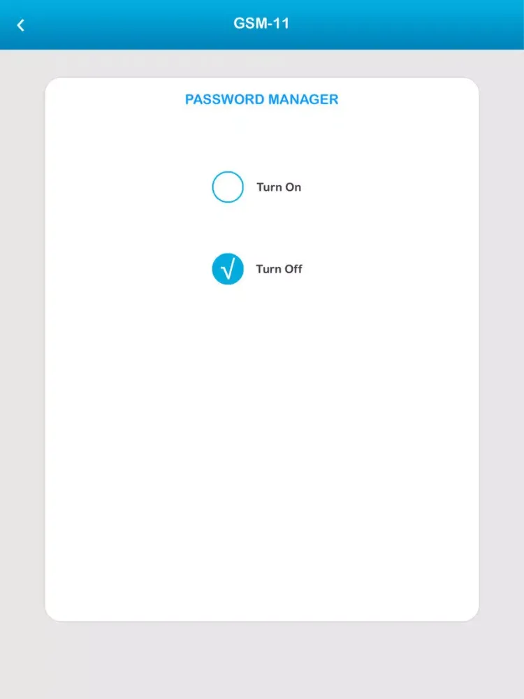 GSM-11 iPad  Ekran Görüntüleri