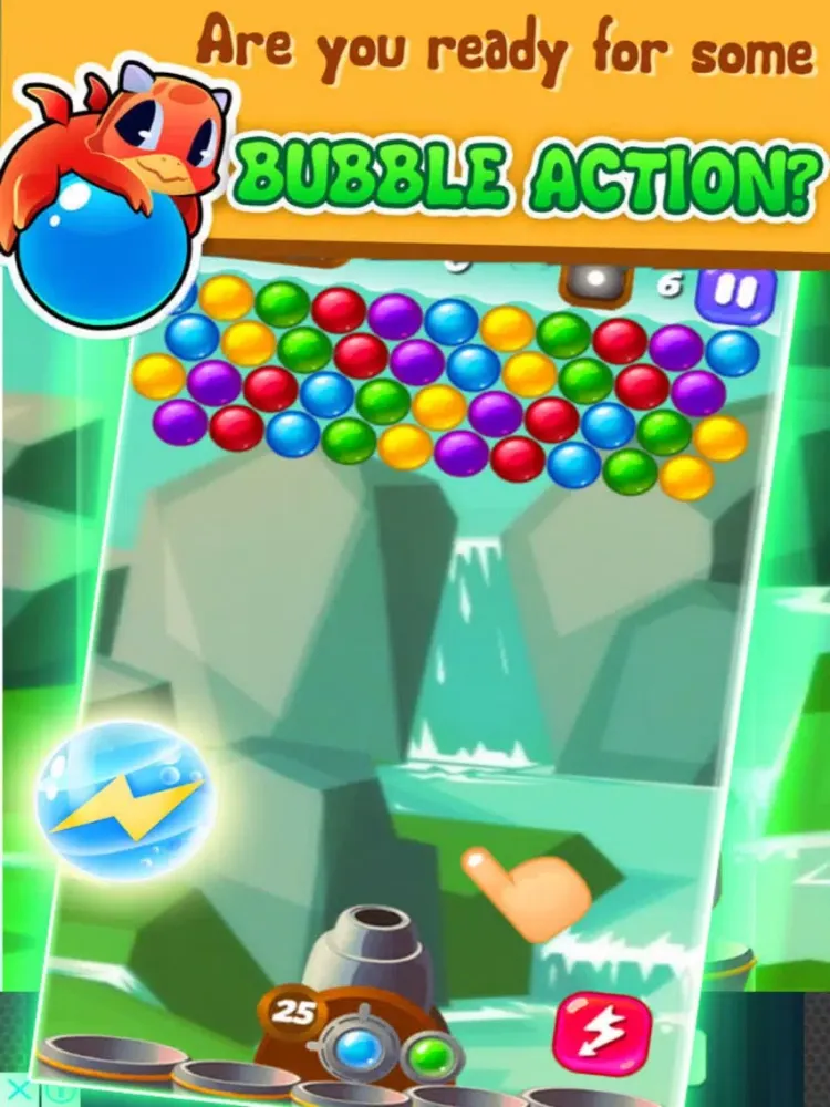 Скриншоты Bubble Action - Quest Shoot iPad 
