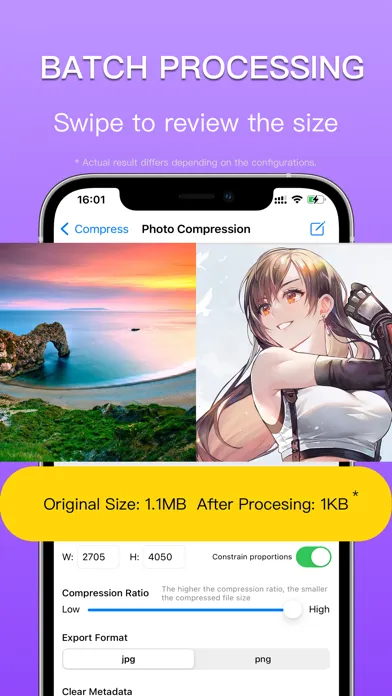 PhotoCompress - Resize Images سکرین شاٹس