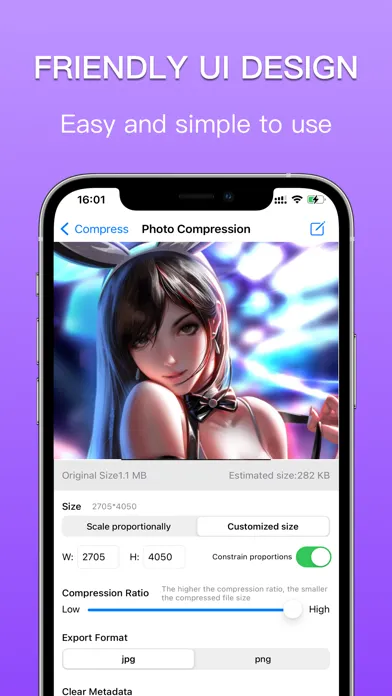PhotoCompress - Resize Images سکرین شاٹس