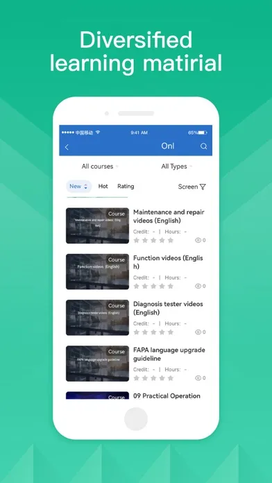 Tangkapan skrin GAC E-learning