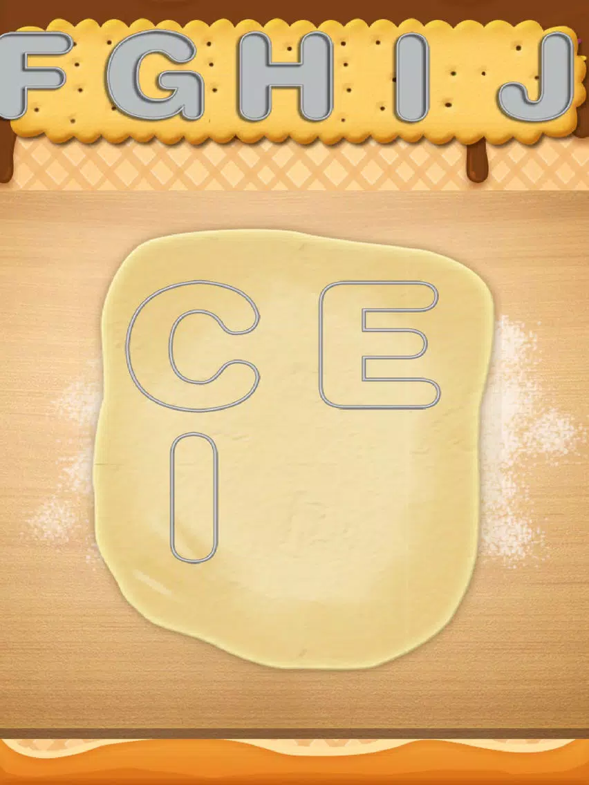 Letter Cookie Cooking Time iPad  स्क्रीनशॉट